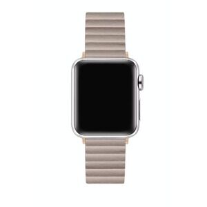Posh Tech Riley Magnetic Leather Band Apple Watch 42/44/45/49mm Khaki Beige Nude